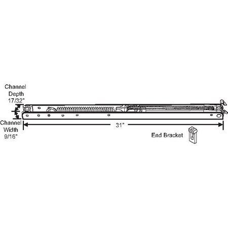Strybuc 31in Channel Balance 62FC-31D-5